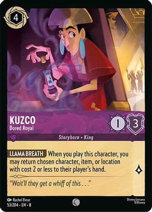 Kuzco - Bored Royal | Cold Foil (53/204) [Reign of Jafar]