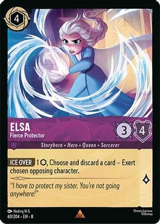 Elsa - Fierce Protector | Cold Foil (60/204) [Reign of Jafar]