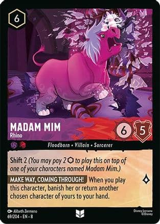 Madam Mim - Rhino | Cold Foil (69/204) [Reign of Jafar]