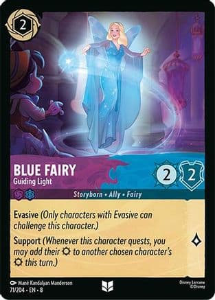 Blue Fairy - Guiding Light | Cold Foil (71/204) [Reign of Jafar]