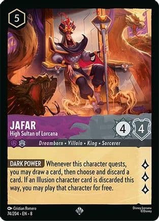 Jafar - High Sultan of Lorcana | Cold Foil (74/204) [Reign of Jafar]