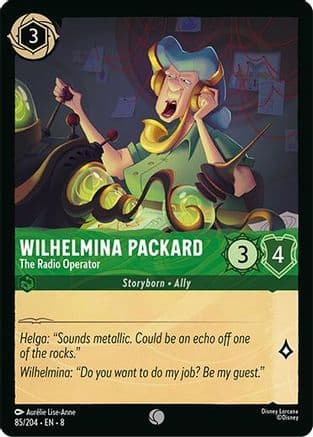 Wilhelmina Packard - The Radio Operator | Cold Foil (85/204) [Reign of Jafar]
