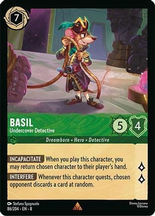 Basil - Undercover Detective |  (86/204) [Reign of Jafar]