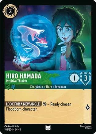 Hiro Hamada - Intuitive Thinker | Cold Foil (106/204) [Reign of Jafar]