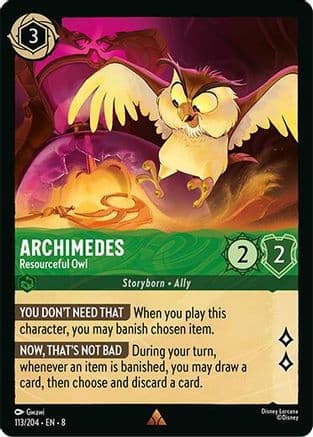 Archimedes - Resourceful Owl |  (113/204) [Reign of Jafar]