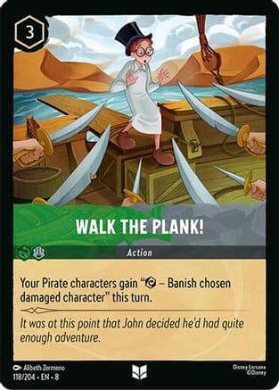 Walk the Plank | Cold Foil (118/204) [Reign of Jafar]
