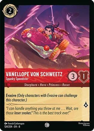 Vanellope Von Schweetz - Spunky Speedster | Cold Foil (124/204) [Reign of Jafar]