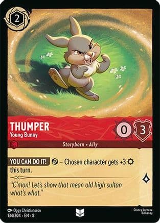Thumper - Young Bunny | Cold Foil (134/204) [Reign of Jafar]