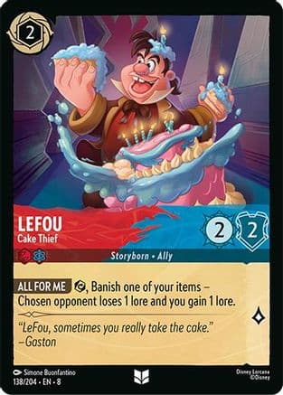 LeFou - Cake Thief | Cold Foil (138/204) [Reign of Jafar]