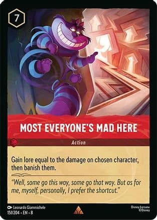 Most Everyone's Mad Here | Cold Foil (151/204) [Reign of Jafar]