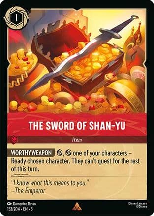 The Sword of Shan Yu | Cold Foil (152/204) [Reign of Jafar]