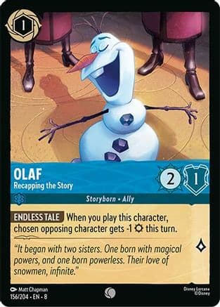 Olaf - Recapping the Story | Cold Foil (156/204) [Reign of Jafar]