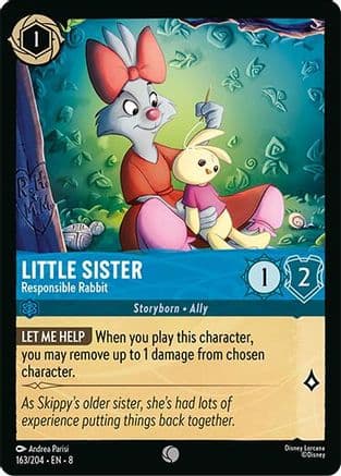 Little Sister - Responsible Rabbit | Cold Foil (163/204) [Reign of Jafar]