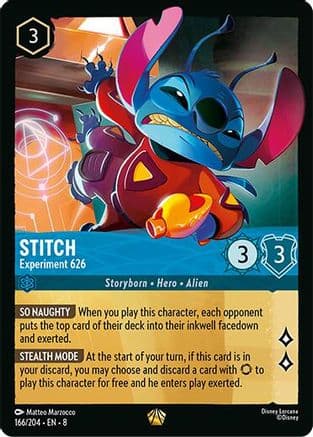 Stitch - Experiment 626 | Cold Foil (166/204) [Reign of Jafar]