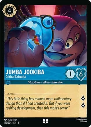 Jumba Jookiba - Critical Scientist |  (173/204) [Reign of Jafar]
