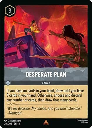Desperate Plan | Cold Foil (201/204) [Reign of Jafar]