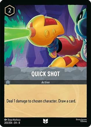 Quick Shot | Cold Foil (203/204) [Reign of Jafar]