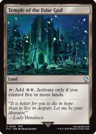 Temple of the False God (438) [Commander: FINAL FANTASY]