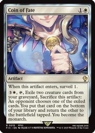 Coin of Fate |  (015) [Commander: FINAL FANTASY]
