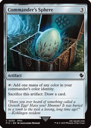 Commander's Sphere (339) [Commander: FINAL FANTASY]