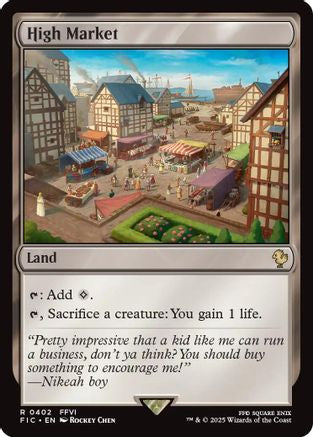 High Market (402) [Commander: FINAL FANTASY]