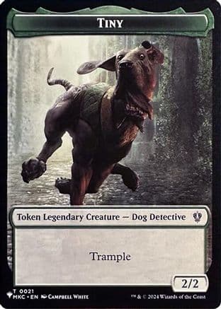 Tiny // City's Blessing Double-Sided Token (21 // 17) [Secret Lair Drop Series]