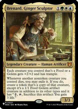 Brenard, Ginger Sculptor |  (WOC-27) [The List]