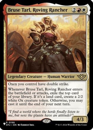 Bruse Tarl, Roving Rancher |  (OTJ-198) [The List]
