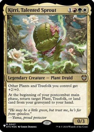 Kirri, Talented Sprout |  (OTC-7) [The List]