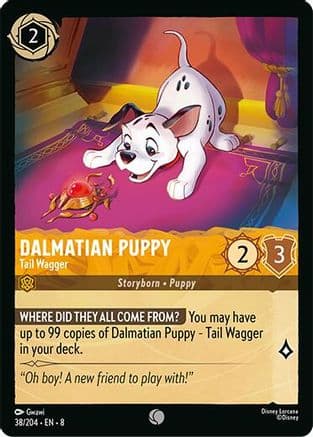Dalmatian Puppy - Tail Wagger | Cold Foil (38/204) [Reign of Jafar]