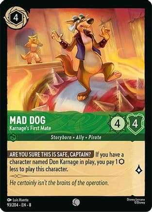 Mad Dog - Karnage's First Mate |  (93/204) [Reign of Jafar]