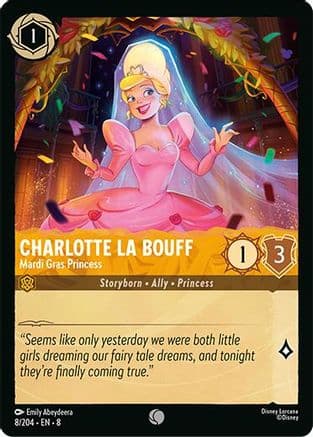 Charlotte La Bouff - Madri Gras Princess | Cold Foil (8/204) [Reign of Jafar]