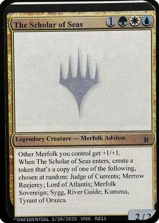 The Scholar of Seas () [Un-Known Event Playtest Cards]