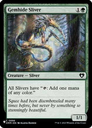 Gemhide Sliver |  (CMM-896) [The List]