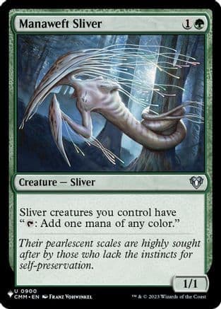 Manaweft Sliver |  (CMM-900) [The List]