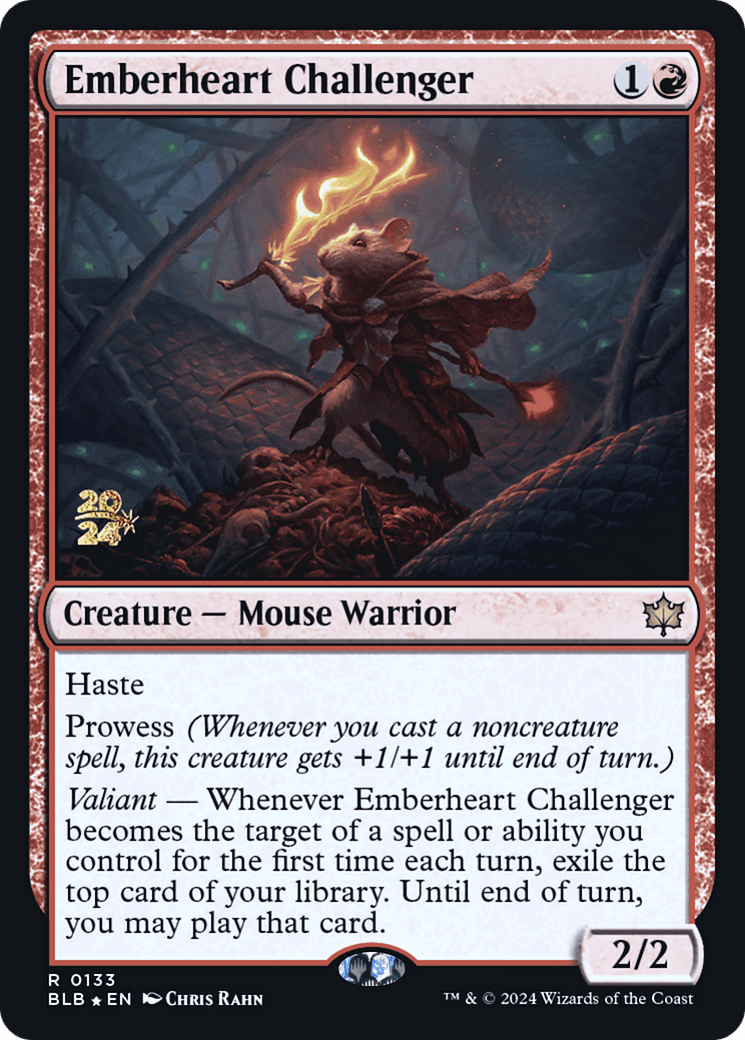 Emberheart Challenger [Bloomburrow Prerelease Promos]