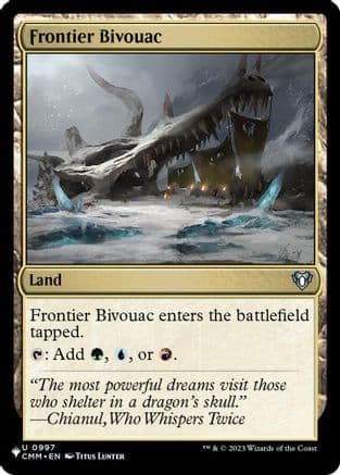 Frontier Bivouac |  (CMM-997) [The List]