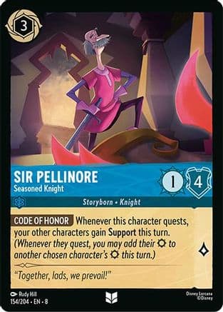 Sir Pellinore - Seasoned Knight |  (154/204) [Reign of Jafar]