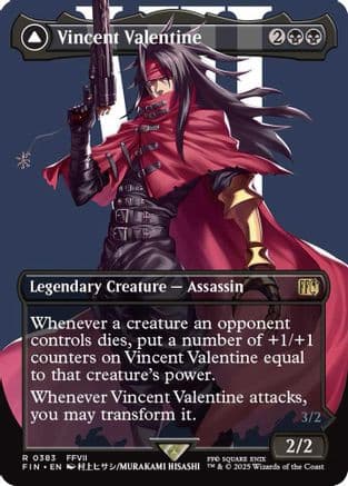 Vincent Valentine (Borderless) (383) [FINAL FANTASY]  Foil