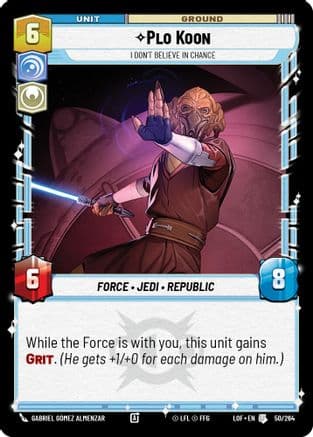 Plo Koon - I Don't Believe in Chance |  (050/264)  [Legends of the Force]