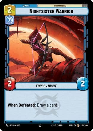 Nightsister Warrior |  (059/264)  [Legends of the Force]