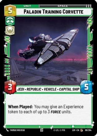 Paladin Training Corvette |  (099/264)  [Legends of the Force]