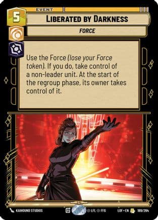 Liberated by Darkness |  (189/264)  [Legends of the Force]