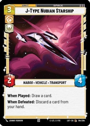 J-Type Nubian Starship |  (194/264)  [Legends of the Force]