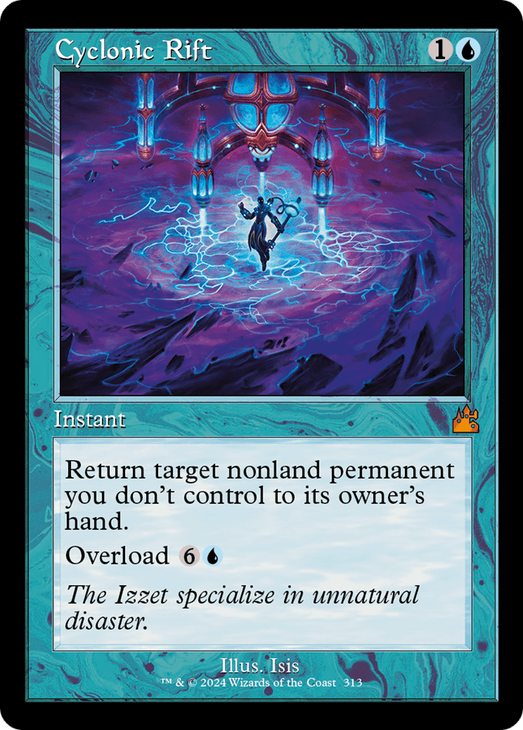 Cyclonic Rift (Retro Frame) [Ravnica Remastered] Foil