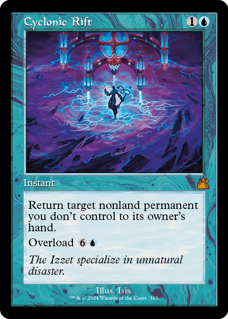 Cyclonic Rift (Retro Frame) [Ravnica Remastered] Foil
