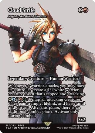 Cloud Strife - Najeela, the Blade-Blossom (Showcase) (042) [FINAL FANTASY: Through the Ages]