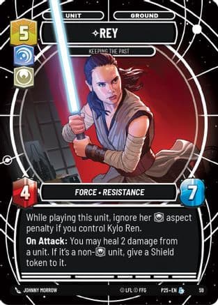 Rey - Keeping the Past | Foil (59)  [Organized Play Promos]