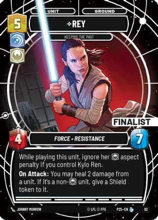 Rey - Keeping the Past (Finalist) | Foil (62)  [Organized Play Promos]