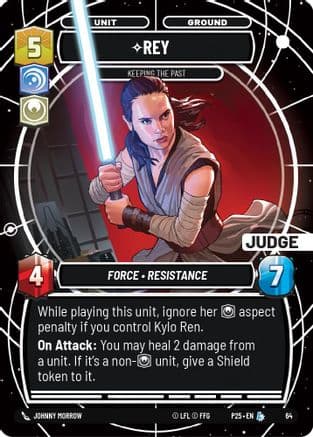Rey - Keeping the Past | Foil (64)  [Judge Promos]